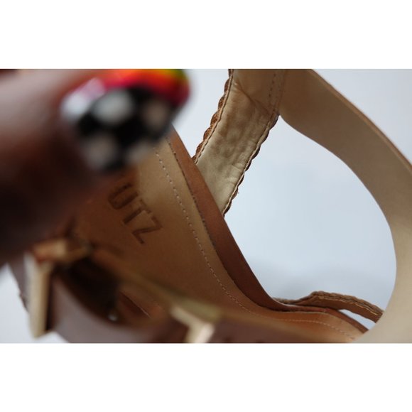 Schutz Lorah Heel in Desert Ankle Strap Buckle Closure - Picture 8 of 16